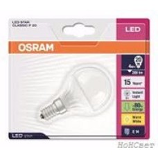 Cветодиодная лампа OSRAM STAR P20 Е14 3W, 200 lm, 2700K frosted