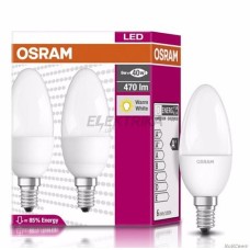 Лампа 2x1 Star CLB40 6W/827 470lm 220-240V FR E14 Osram 4052899947566