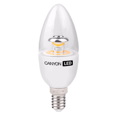 LED B38 6Вт 150° светодиодная лампа прозрачная 2700К E14 CANYON