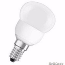 Светодиодная лампа 3.5W>>25W 220V Е14 CLASSIC P OSRAM теплый белый матовая