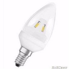 Светодиодная лампа 4,5W>>25W 220V Е14 CLASSIC B OSRAM теплый белый прозрачная