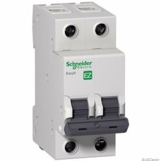 10 Ампер 2-полюса х-ка С EASY9 EZ9F34210 Однофазный модульный автомат защиты Schneider Electric