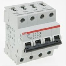 Автоматический выключатель ABB S204-C16, 4Р, 16А, C, 6kA