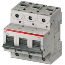 Автоматический выключатель ABB S803C-C100, 3P, 100A, C, 25kA