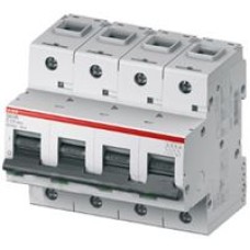 Автоматический выключатель ABB S804C-C10, 4P, 10A, C, 25kA