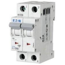 PL7, 2P, 4A, C, 10кА Автоматический выключатель Eaton (Moeller) 6kA