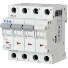 PL7, 3+NP, 16A, C, 10 кА Автоматический выключатель Eaton (Moeller) 6kA