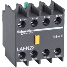 Блок дополнительных контактов Е 2NO 2NC Schneider Electric LAEN22