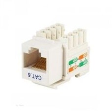 Разъем компьютерный не экранированный RJ-45, 6 кат, KeyStone (белый) 11014620