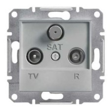 Телевизионная розетка TV-R-SAT концевая EPH3500161 Asfora Алюминий