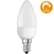 Светодиодная лампа 6,5W>>40W 220V Е14 CLASSIC B OSRAM теплый белый диммируемая