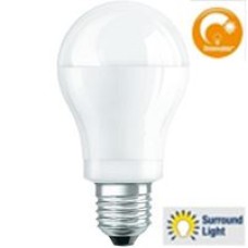 Светодиодная лампа 10W>>60W 220V Е27 CLASSIC A OSRAM теплый белый диммируемая 230°