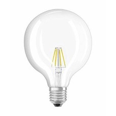 Светодиодная лампа GLOB филаментная CL G125 60 6W/827 220-240V FIL E27 OSRAM