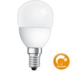 Светодиодная лампа 3.8W>>25W 220V Е14 CLASSIC P OSRAM теплый белый матовая диммируемая