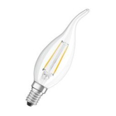 Светодиодная лампа филаментная LED P BA40 4W/827 230V FIL E14 2700К E14 прозрачная