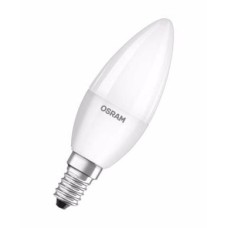 Светодиодная лампа свечка SCLB40 5W/840 220-240VFR E14 frosted OSRAM