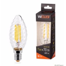 Лампа LED WOLTA FILAMENT 25YCTFT7E14, 3000К