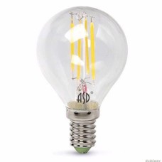 Лампа светодиодная LED-ШАР-PREMIUM 5Вт 230В Е14 4000К 450Лм прозрачная ASD