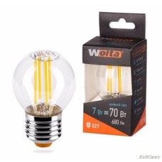 Лампа LED WOLTA FILAMENT 25S45GLFT7E27, 4000К