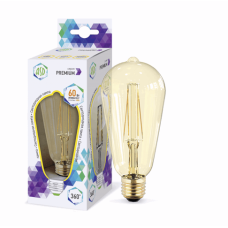 Лампа светодиодная LED-ST64-PRM 6Вт Е27 3000К 540Лм Golden ASD