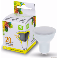 Лампа светодиодная LED-JCDRC-STD 3Вт GU10 3000К 270Лм ASD