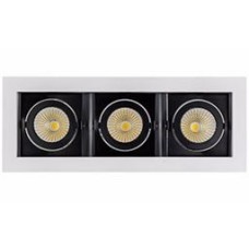 Светильник CL-KARDAN-S260x102-3x9W Warm (WH-BK, 38 deg)